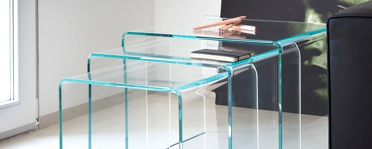 Glass Nest of Tables